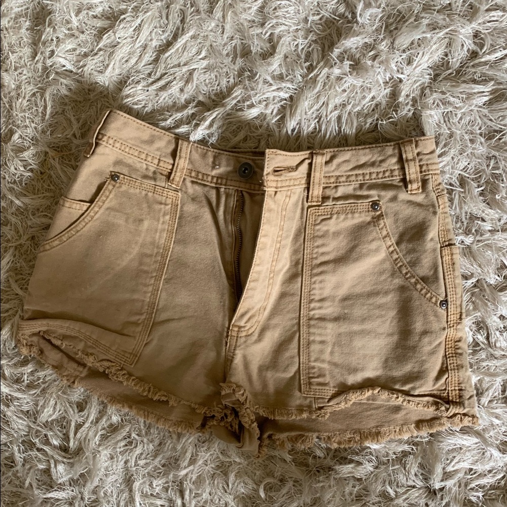 Free people khaki shorts